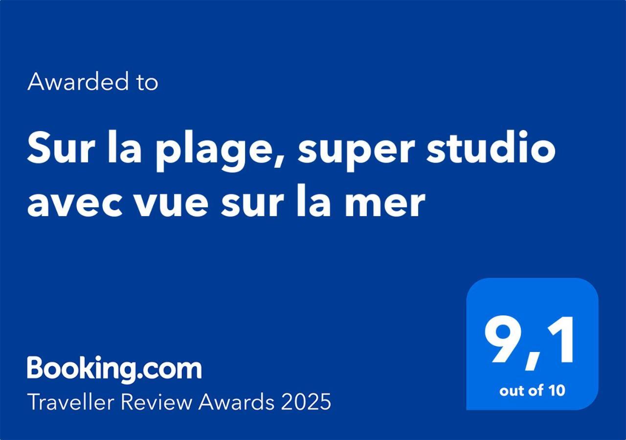 Sur La Plage, Super Studio Avec Vue Sur La Mer Plage d'Argeles Exterior foto